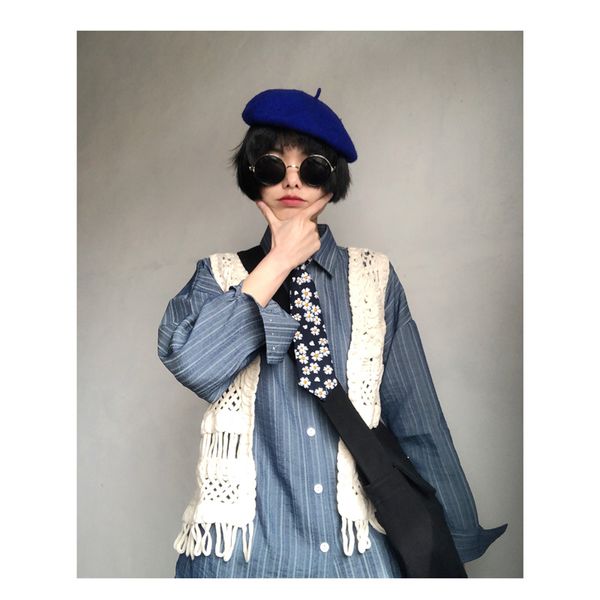 buy two get one floral polka dot striped cartoon-style shirt ins short paragraph small tie womens short japanese-style cute, Blue;purple
buy two get one floral polka dot striped cartoon-style shirt ins short paragraph small tie womens short japanese-style cute, Blue;purple