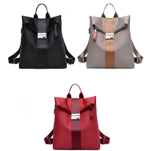 backpack women ladies waterproof soft handle solid bag fashion interior slot pocket nylon polyester backpake femme
backpack women ladies waterproof soft handle solid bag fashion interior slot pocket nylon polyester backpake femme