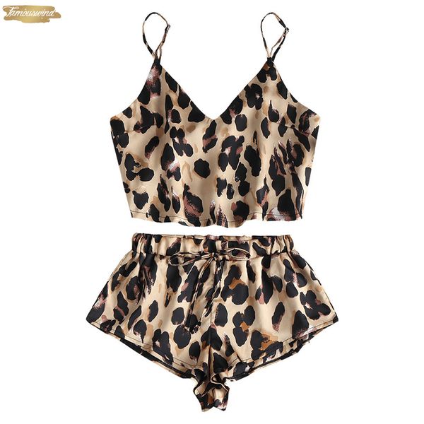 pajamas summer sleepwear women sleeveless spaghetti strap satin leopard print nightwear cami shorts pajama sets, Black;red
pajamas summer sleepwear women sleeveless spaghetti strap satin leopard print nightwear cami shorts pajama sets, Black;red