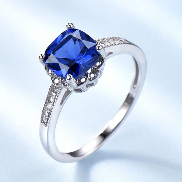 umcho romantic flower created blue sapphire statement rings 925 silver jewelry for women wedding engagement gifts fine jewelry, Golden;silver
umcho romantic flower created blue sapphire statement rings 925 silver jewelry for women wedding engagement gifts fine jewelry, Golden;silver