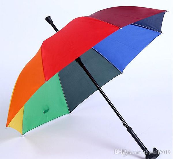 new rainbow walking stick umbrella multi-function anti-skid elderly umbrella outdoor mountaineering automatic umbrella custom logo sn2991
new rainbow walking stick umbrella multi-function anti-skid elderly umbrella outdoor mountaineering automatic umbrella custom logo sn2991