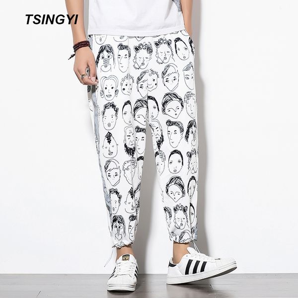 tsingyi reflective sweatpants men cartoon character black and white square men joggers ankle length sarouel homme casual pants
tsingyi reflective sweatpants men cartoon character black and white square men joggers ankle length sarouel homme casual pants