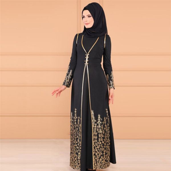 wepbel muslim folk custom fashion maxi dress long sleeve stamping printing button strap elegant dresses s-5xl, Black;gray
wepbel muslim folk custom fashion maxi dress long sleeve stamping printing button strap elegant dresses s-5xl, Black;gray