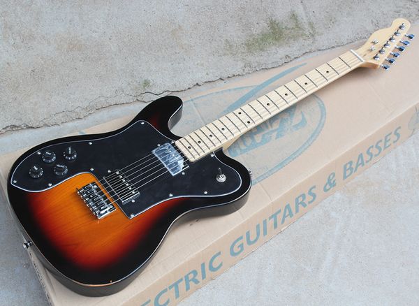 left handed tobacco sunburst electric guitar with ash body,black pickguard,maple fretboard,can be customized as request
left handed tobacco sunburst electric guitar with ash body,black pickguard,maple fretboard,can be customized as request