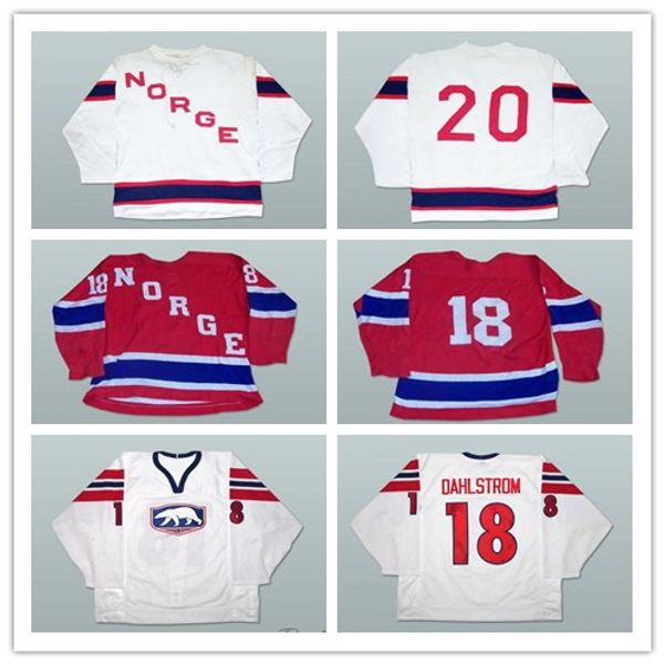 Custom XS-5XL Norway National Team Eskild Dahlstrom Hockey Jersey Stitch Sewn Any Player or Number Free Shipping
Custom XS-5XL Norway National Team Eskild Dahlstrom Hockey Jersey Stitch Sewn Any Player or Number Free Shipping