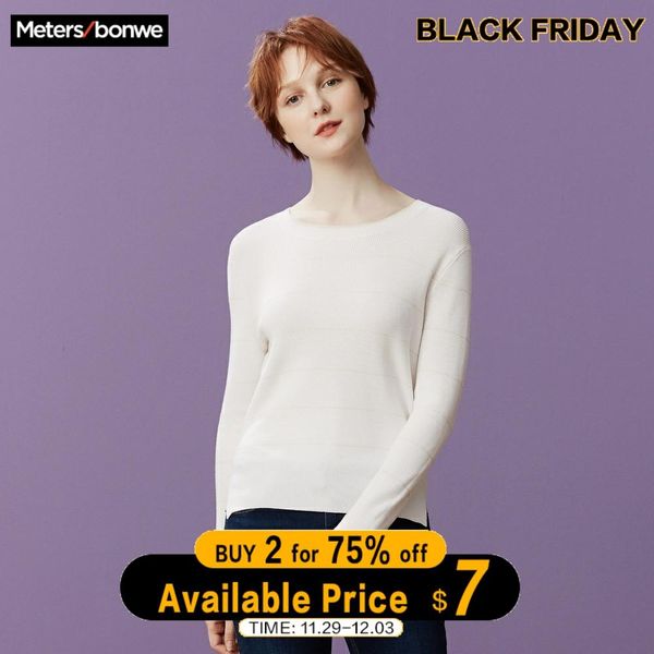 metersbonwe 2019 cotton knitted sweater women pullovers autumn winter basic women sweaters korean style slim back lace up, White;black
metersbonwe 2019 cotton knitted sweater women pullovers autumn winter basic women sweaters korean style slim back lace up, White;black