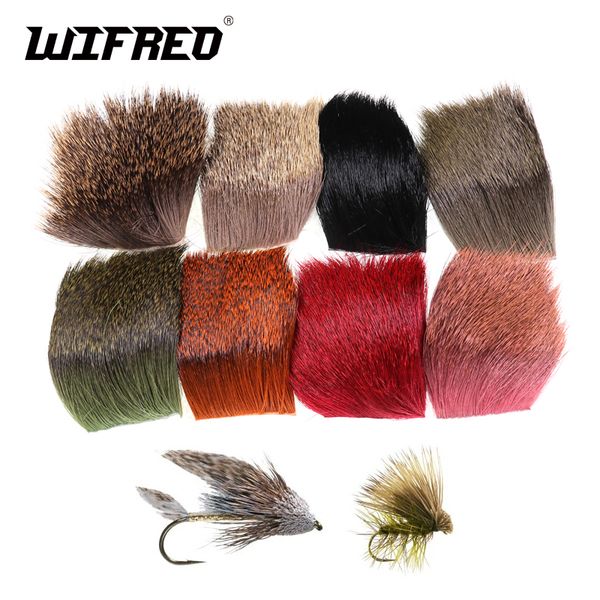 wifreo 1pc natural deer hair patch for tying dry flies caddis wings and bodies spinning bass bugs making materials 5*5cm
wifreo 1pc natural deer hair patch for tying dry flies caddis wings and bodies spinning bass bugs making materials 5*5cm