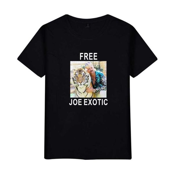 joe exotic tiger king tshirt men new summer t shirt shirts for president cotton carole did it short sleeve tees, White;black