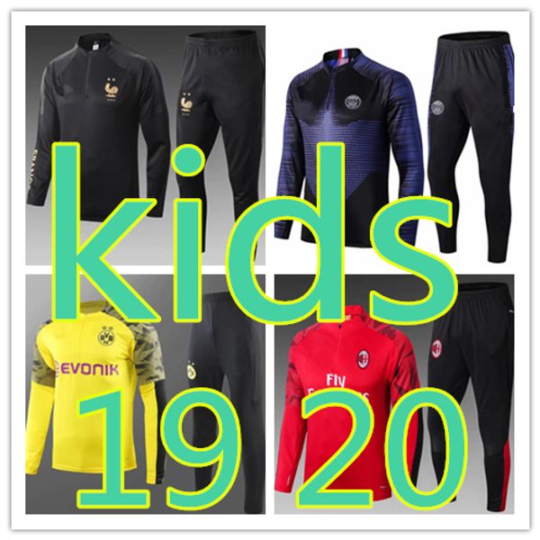 kids tracksuit set boys football training tracksuit 19 20 winter coats boy psg player version enfant sudadera sportswear jogging, Black;blue
kids tracksuit set boys football training tracksuit 19 20 winter coats boy psg player version enfant sudadera sportswear jogging, Black;blue