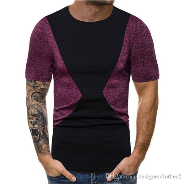 panelled crew neck mens designer tshirt casual summer breathable mens cotton mens clothing, White;black
panelled crew neck mens designer tshirt casual summer breathable mens cotton mens clothing, White;black