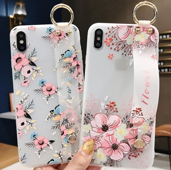 1pcs phone case 30 styles floral wristband bracket female soft case for iphone 6s 7 8 xr xs 11 pro max shatter-resistant shell
1pcs phone case 30 styles floral wristband bracket female soft case for iphone 6s 7 8 xr xs 11 pro max shatter-resistant shell