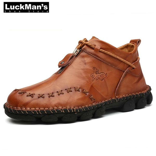 spring autumn new leather men boots winter high man casual ankle boot comfortable men's snow shoes work plus size 38-48, Black
spring autumn new leather men boots winter high man casual ankle boot comfortable men's snow shoes work plus size 38-48, Black