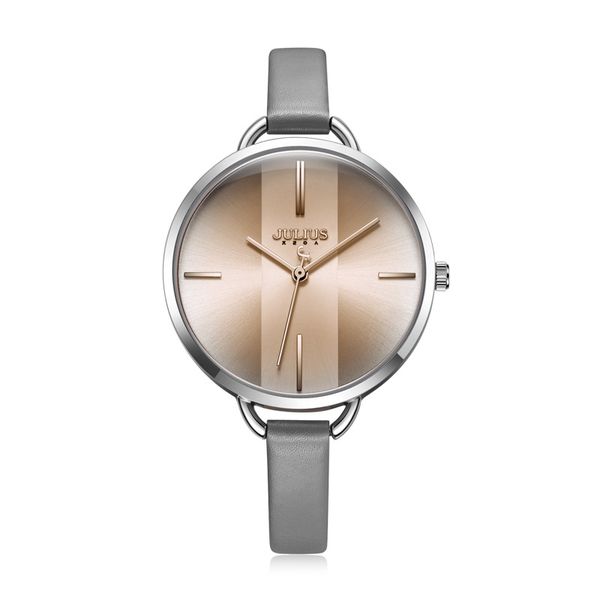new big lady women's watch japan quartz hours fine fashion dress bracelet real leather clock girl's birthday gift julius box, Slivery;brown
new big lady women's watch japan quartz hours fine fashion dress bracelet real leather clock girl's birthday gift julius box, Slivery;brown