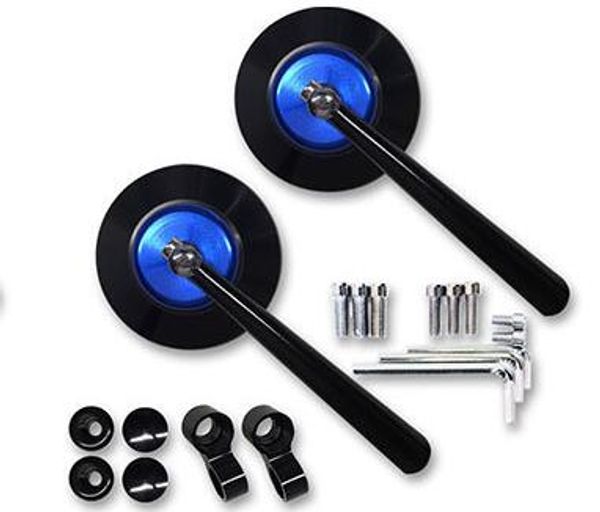 universal motorcycle cnc aluminum alloy pentagon side rear view mirrors black and blue
universal motorcycle cnc aluminum alloy pentagon side rear view mirrors black and blue