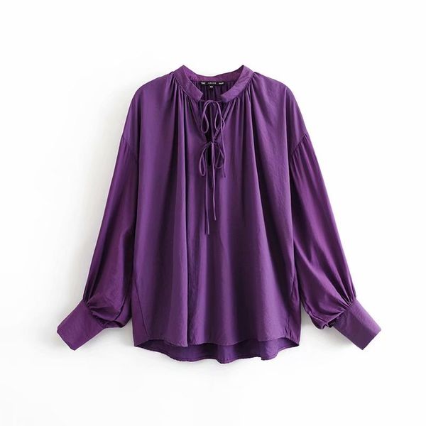 new women vintage solid color lantern sleeve casual loose blouses shirt women lace up pullover blusas chic femininas ls6049, White
new women vintage solid color lantern sleeve casual loose blouses shirt women lace up pullover blusas chic femininas ls6049, White