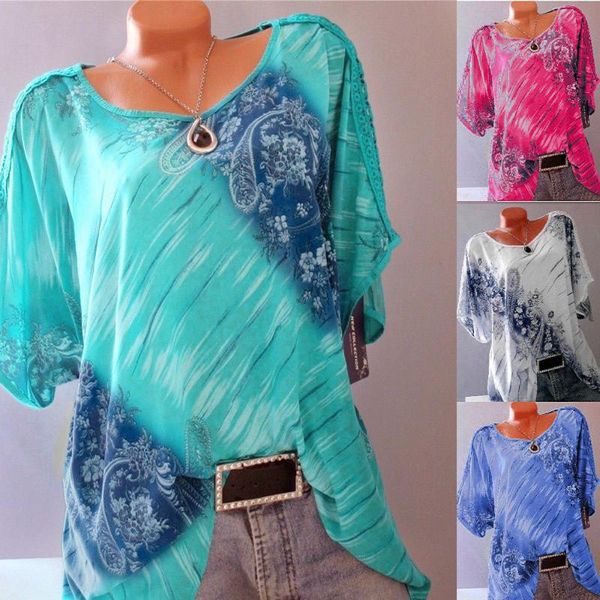 women o-neck lace print short sleeve casual fit loose round neck casual loose shirts roupas femininas#30, White
women o-neck lace print short sleeve casual fit loose round neck casual loose shirts roupas femininas#30, White