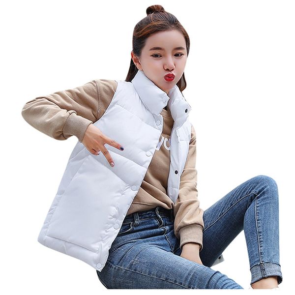 5 colors winter coat for women casual new fashion women warm solid hooded vest cotton short jacket coat vest #yl10, Black;white
5 colors winter coat for women casual new fashion women warm solid hooded vest cotton short jacket coat vest #yl10, Black;white
