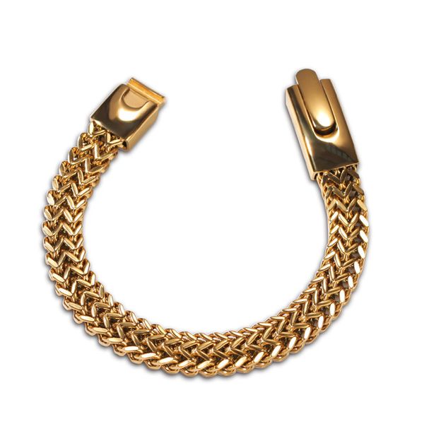 8.5 inches double row stainless steel keel chain bracelet for men width 10mm hip hop franco chain bracelets, Black
8.5 inches double row stainless steel keel chain bracelet for men width 10mm hip hop franco chain bracelets, Black
