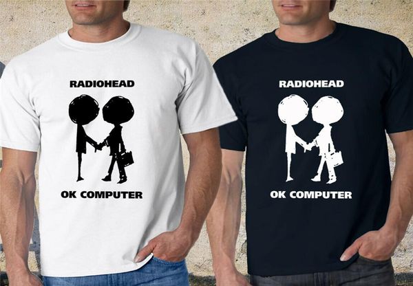 new radio head ok computer oknotok music men's black & white t shirt tee loose size tee shirt, White;black
new radio head ok computer oknotok music men's black & white t shirt tee loose size tee shirt, White;black