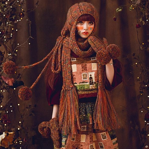 bomhcs fashion beanie scarf & gloves cute women winter warm thick 100% handmade knit hat caps
bomhcs fashion beanie scarf & gloves cute women winter warm thick 100% handmade knit hat caps