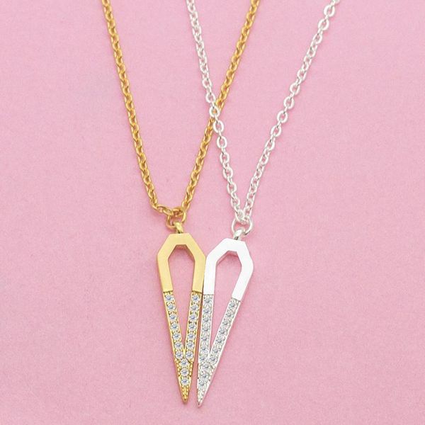 summer style rose gold color crystal triangle pendant luxury jewelry love crystal necklaces valentine's day wedding jewelry, Silver
summer style rose gold color crystal triangle pendant luxury jewelry love crystal necklaces valentine's day wedding jewelry, Silver