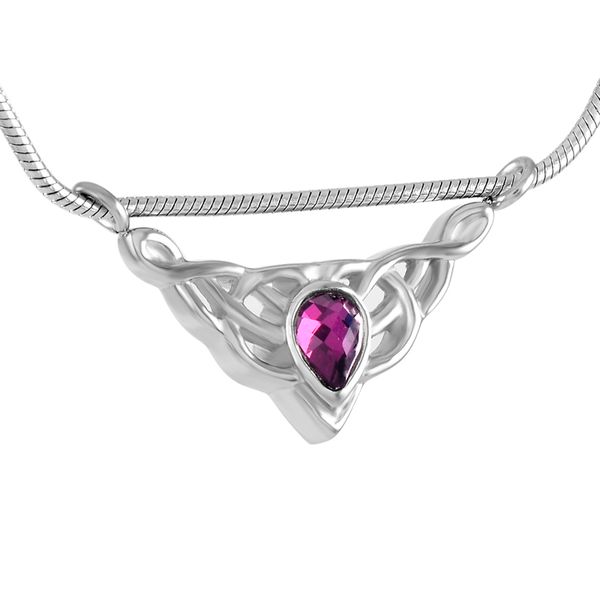 z8696 316l stainless steel pendant triangle crystal water drop souvenir urn necklace with rope chain, Silver
z8696 316l stainless steel pendant triangle crystal water drop souvenir urn necklace with rope chain, Silver