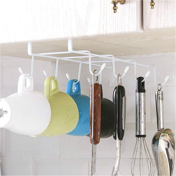 double row hook metal storage rack cabinet nail-hooks clothes mug holder cup drying shelf wardrobe hook kitchen organizers
double row hook metal storage rack cabinet nail-hooks clothes mug holder cup drying shelf wardrobe hook kitchen organizers
