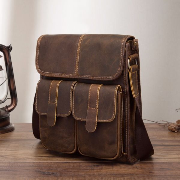real leather male design one shoulder messenger bag cowhide fashion cross-body bag 10" pad university school book 009b
real leather male design one shoulder messenger bag cowhide fashion cross-body bag 10" pad university school book 009b