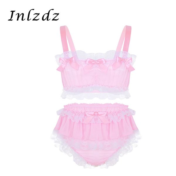 bras sets mens sissy lingerie suit ruffled lace sheer chiffon set crop with skirted gay panties bra underwear, Red;black
bras sets mens sissy lingerie suit ruffled lace sheer chiffon set crop with skirted gay panties bra underwear, Red;black