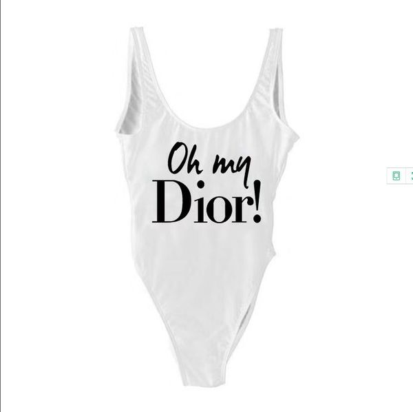 womens designer bikinis luxury letter d printed one-piece swimwear beachwear backless vest for women summer bikini 7 colors, White;black
womens designer bikinis luxury letter d printed one-piece swimwear beachwear backless vest for women summer bikini 7 colors, White;black