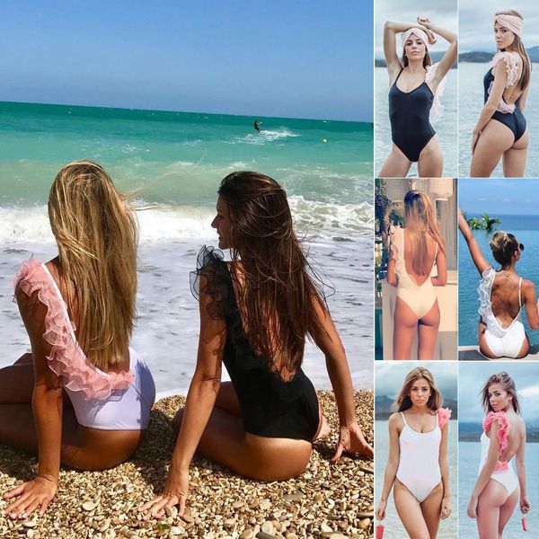 Sexy Women One-Piece Swimsuit Beachwear Swimwear Push-up Monokini Bikini Bathing
Sexy Women One-Piece Swimsuit Beachwear Swimwear Push-up Monokini Bikini Bathing