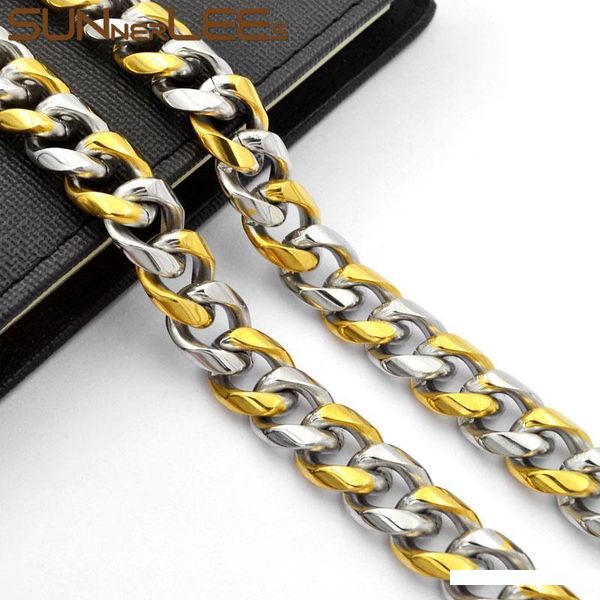 ювелирные изделия sunnerlees способа 316l ожерелье из нержавеющей стали 13мм огромный снаряженная кубинский цепочка серебро золото цвет мужч, Silver
ювелирные изделия sunnerlees способа 316l ожерелье из нержавеющей стали 13мм огромный снаряженная кубинский цепочка серебро золото цвет мужч, Silver