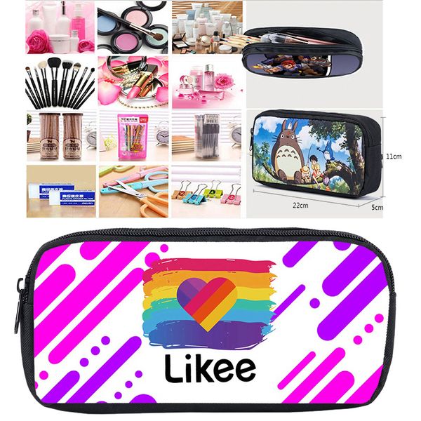 3d print "likee" cosmetic bag russia stype likee video app pencil case for girls school zipper stationery bag storage pouch new
3d print "likee" cosmetic bag russia stype likee video app pencil case for girls school zipper stationery bag storage pouch new