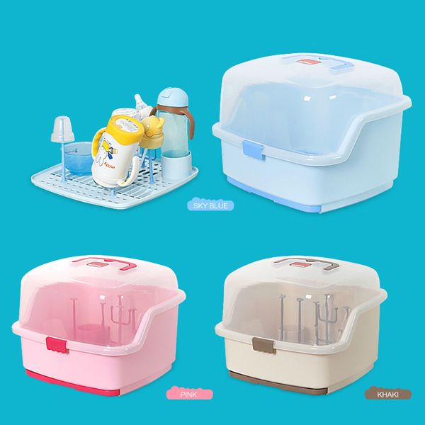 NEW Multi-function bottle storage box drain and tableware cupboards drying rack storage Box with dust proof lid Bottle Dryer
NEW Multi-function bottle storage box drain and tableware cupboards drying rack storage Box with dust proof lid Bottle Dryer