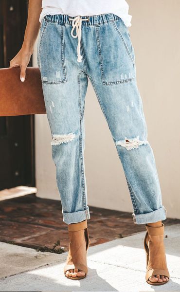 waist boyfriend jeans straight-leg casual denim ankle-length pant 2019 women ankle-length high waist trousers zipper casual jeans, Blue
waist boyfriend jeans straight-leg casual denim ankle-length pant 2019 women ankle-length high waist trousers zipper casual jeans, Blue