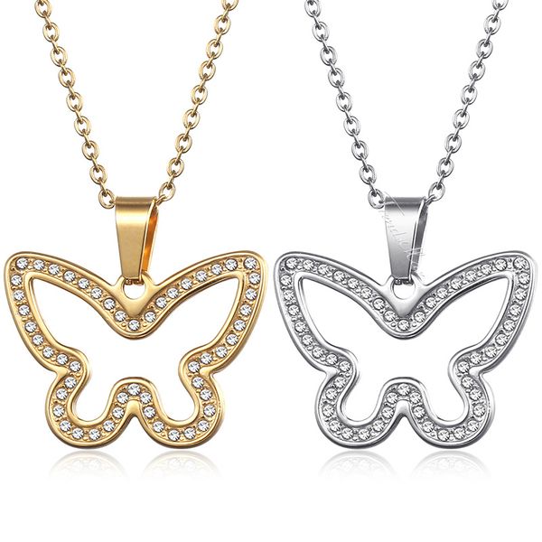 cz butterfly womens pendants necklaces gold silver stainless steel rolo chain pendant necklace for women jewelry gifts hknm171
cz butterfly womens pendants necklaces gold silver stainless steel rolo chain pendant necklace for women jewelry gifts hknm171
