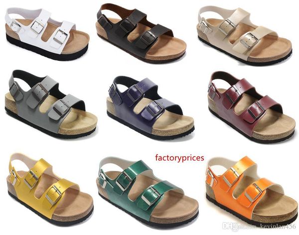 fashion style arizona with orignal shoes box men s flat sandals women casual shoes male two buckle summer beach genuine leather slippers
fashion style arizona with orignal shoes box men s flat sandals women casual shoes male two buckle summer beach genuine leather slippers