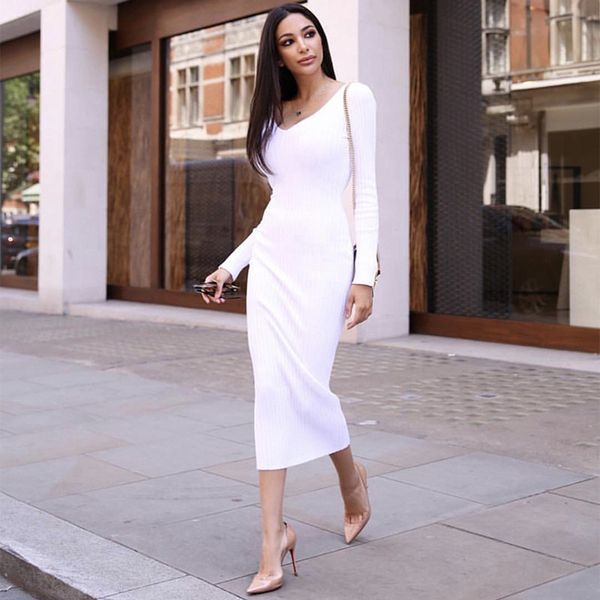 autumn dress women 2019 white red deep v neck winter knitted long sleeve long dress robe femme roupa feminina vestido longo, Black;gray
autumn dress women 2019 white red deep v neck winter knitted long sleeve long dress robe femme roupa feminina vestido longo, Black;gray