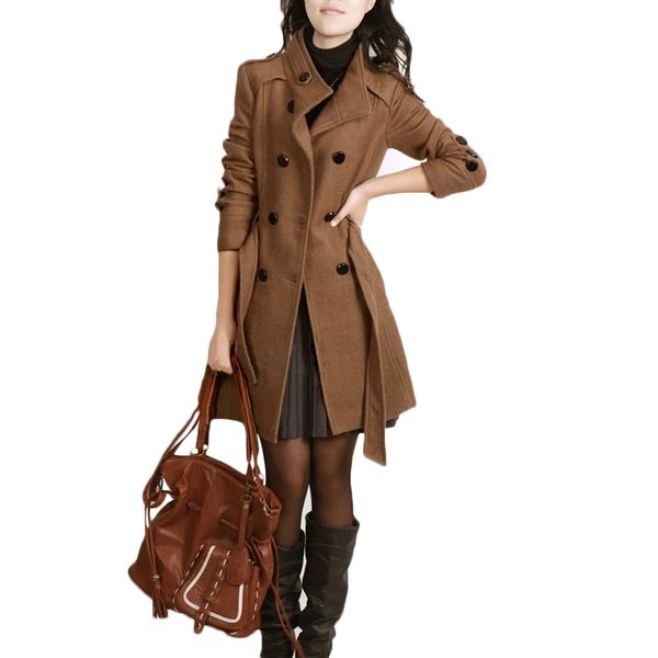 womens outwear 2018 winter warm lapel long slim trench parka double breasted office lady coat 5xl jacket overcoats, Black
womens outwear 2018 winter warm lapel long slim trench parka double breasted office lady coat 5xl jacket overcoats, Black