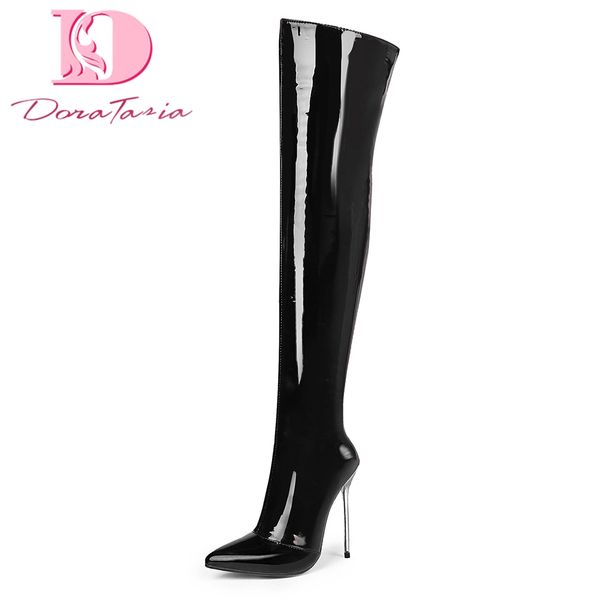 doratasia brand new plus size 33-43 thin high heels party winter boots women shoes fashion over the knee boots shoes woman, Black
doratasia brand new plus size 33-43 thin high heels party winter boots women shoes fashion over the knee boots shoes woman, Black