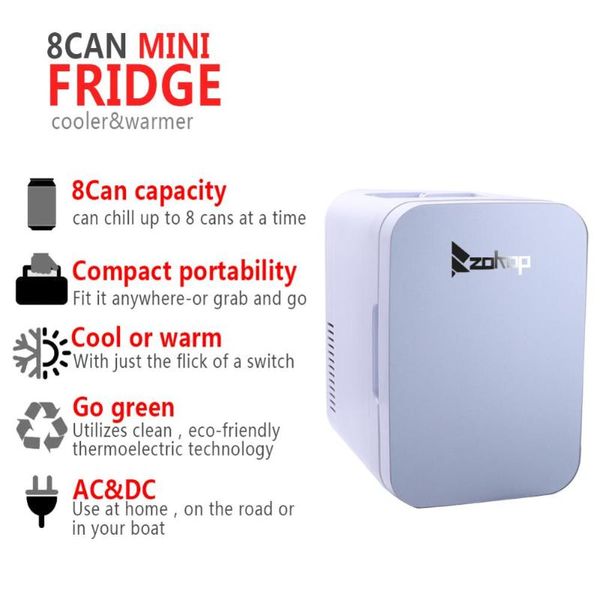 zokop electric mini portable fridge cooler & warmer (6 liter / 0.21 cuft / 8 can) ac/dc portable thermoelectric system gray
zokop electric mini portable fridge cooler & warmer (6 liter / 0.21 cuft / 8 can) ac/dc portable thermoelectric system gray