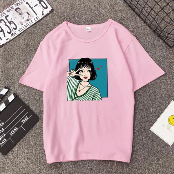 t shirt women designer clothes korean women style women spring summer fashion print short sleeve cotton casual loose tee shirt femme, White
t shirt women designer clothes korean women style women spring summer fashion print short sleeve cotton casual loose tee shirt femme, White