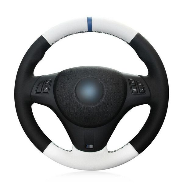 for bmw m3 2009-2013 e92 black white genuine leather car steering wheel cover
for bmw m3 2009-2013 e92 black white genuine leather car steering wheel cover