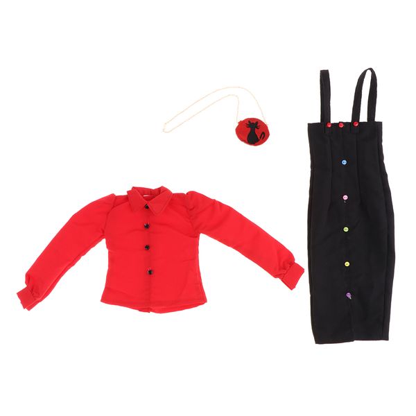 1/3 girl dolls outfit clothes set- handmade long shirt suspender trousers mini shoulder bag set
1/3 girl dolls outfit clothes set- handmade long shirt suspender trousers mini shoulder bag set