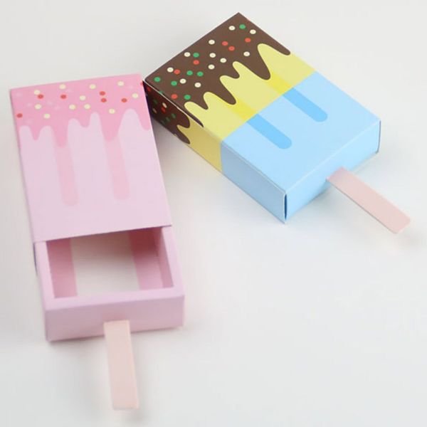 50Pcs/set Ice Cream Shape Gift Boxes Wedding Party Candy Box Cartoon Drawer Gift Bag for Kids Party Favor Box Blue Pink boxes
50Pcs/set Ice Cream Shape Gift Boxes Wedding Party Candy Box Cartoon Drawer Gift Bag for Kids Party Favor Box Blue Pink boxes