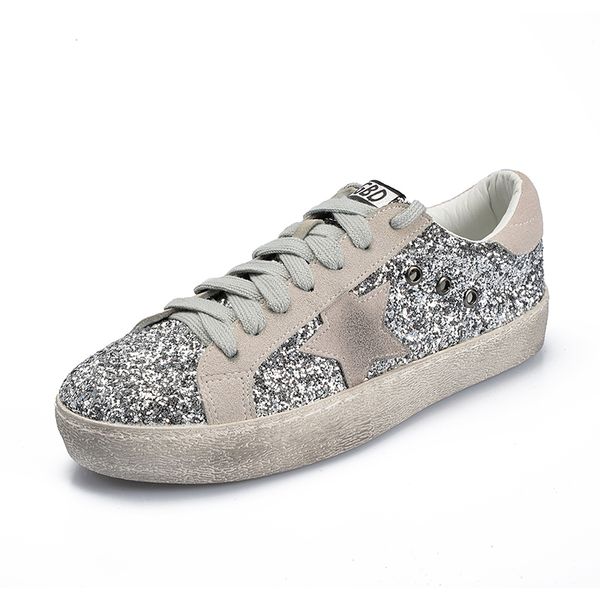 Gold Glitter Star Casual Shoes For Women Sneakers Flats Fashion Tenis Feminino Vulcanize Shoes Women Lace-up Female Shoes
Gold Glitter Star Casual Shoes For Women Sneakers Flats Fashion Tenis Feminino Vulcanize Shoes Women Lace-up Female Shoes