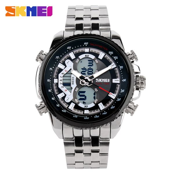 skmei mens watches brand sports casual waterproof mens watch quartz stainless steel man wristwatch relogio masculino, Slivery;brown
skmei mens watches brand sports casual waterproof mens watch quartz stainless steel man wristwatch relogio masculino, Slivery;brown