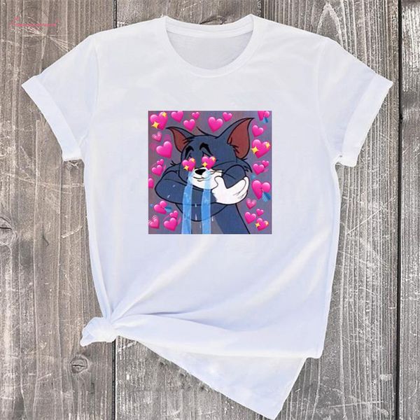 harajuku womens t shirt cat cartoon print summer casual short sleeve fashion t shirt drop shipping, White
harajuku womens t shirt cat cartoon print summer casual short sleeve fashion t shirt drop shipping, White