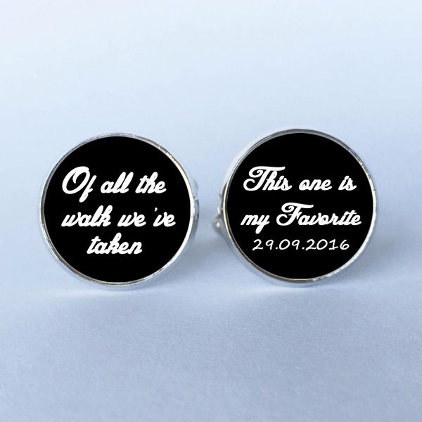 1 pairs wedding cufflinks personalized father of bride yo la ame custom cufflinks men shirt cuffs button, Silver;golden
1 pairs wedding cufflinks personalized father of bride yo la ame custom cufflinks men shirt cuffs button, Silver;golden