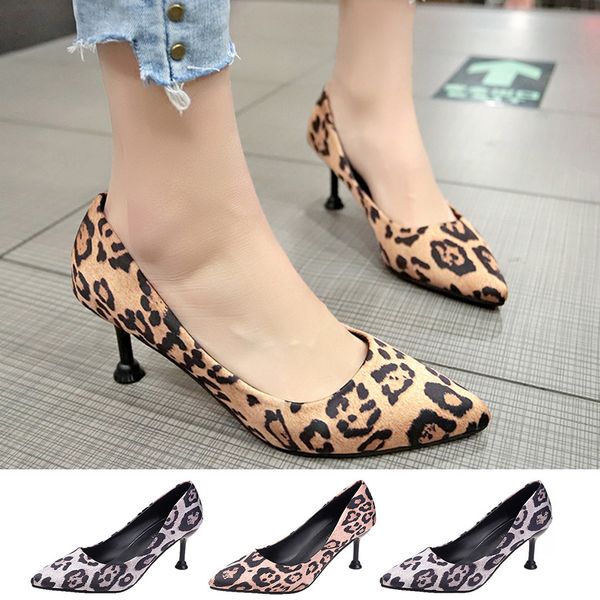 women ladies fashion leopard pointed toe high heels single shoes lady shallow princess high heel footwear travel apr 25, Black
women ladies fashion leopard pointed toe high heels single shoes lady shallow princess high heel footwear travel apr 25, Black